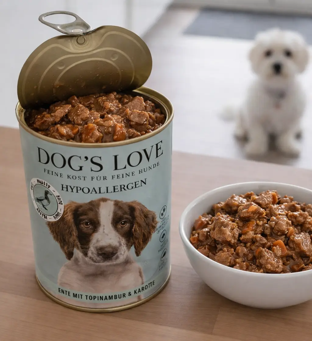 Dog's Love Ente - Hypoallergenes Hundefutter Platz 2